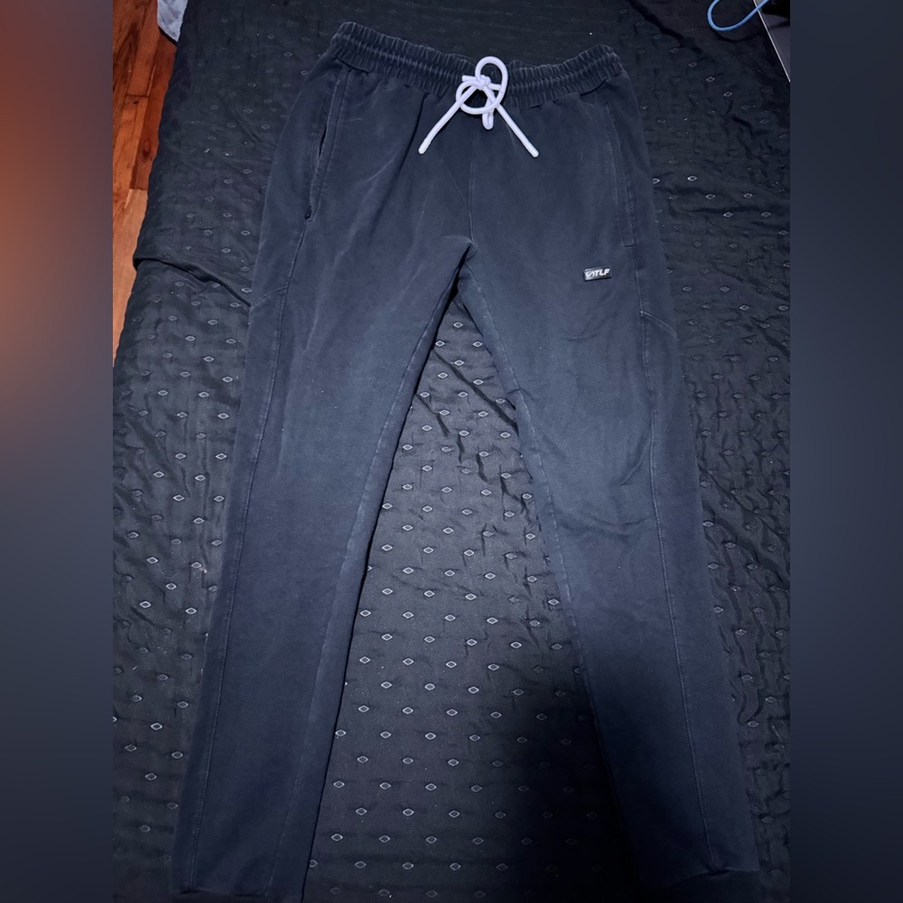 TLF Black Joggers with Drawstring